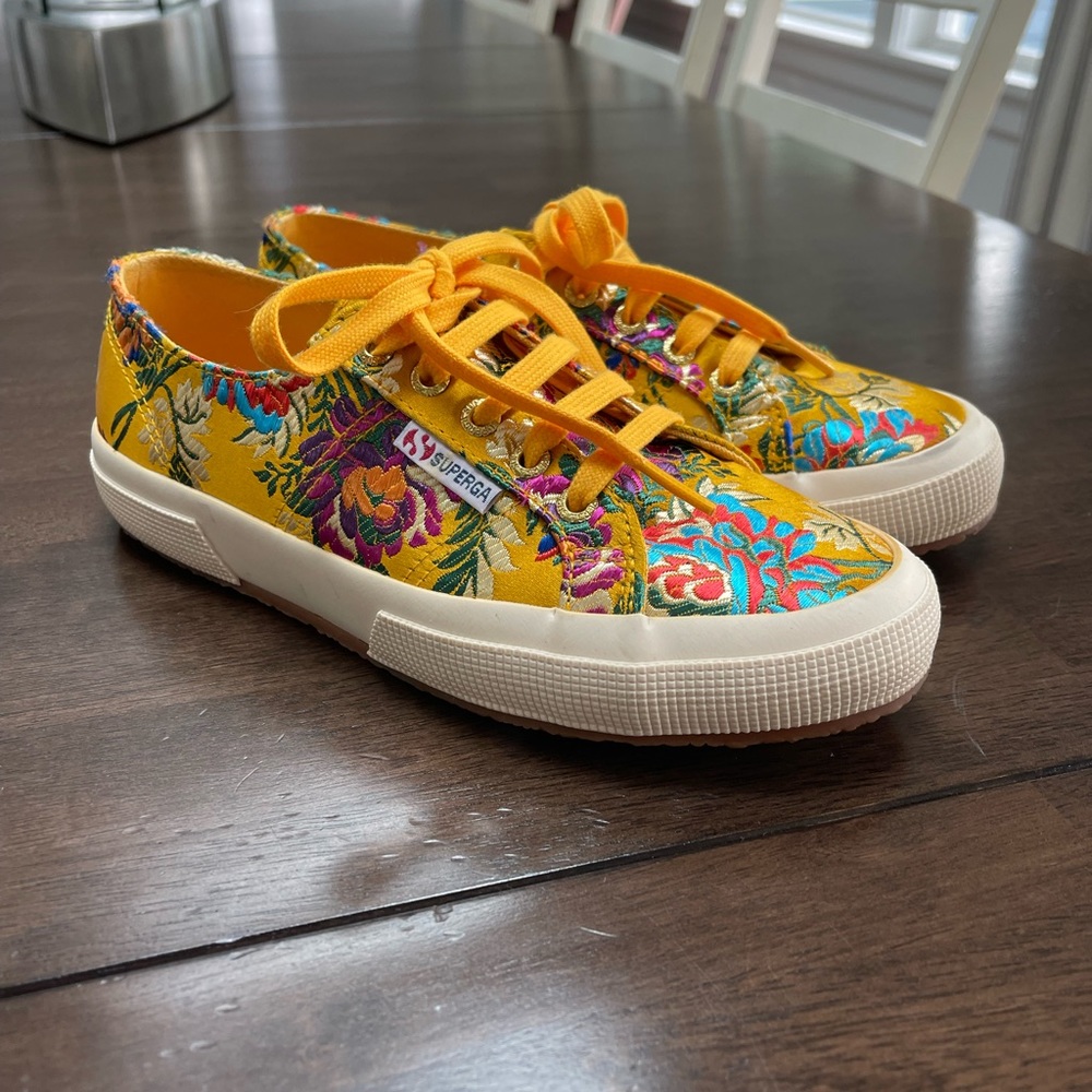 Superga Korelaw Satin Sneakers - Size 7 1/2